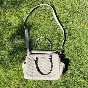 Quilted Steve Madden Purse Taupe